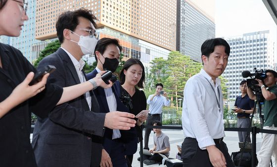 정지원 전 행정관 '민중기 특검 출석'