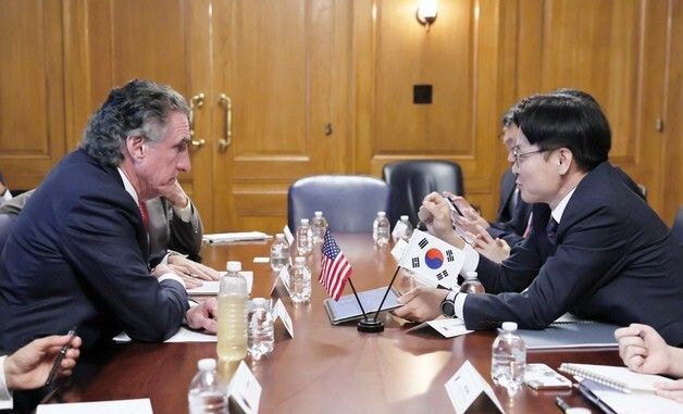 김정관 산업부 장관, 백악관 국가에너지위원장 면담