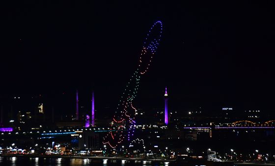 영일대샌드페스티벌 드론쇼