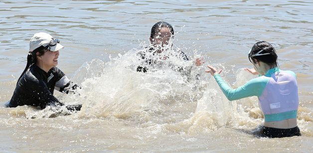 무더위를 피해 바다로!