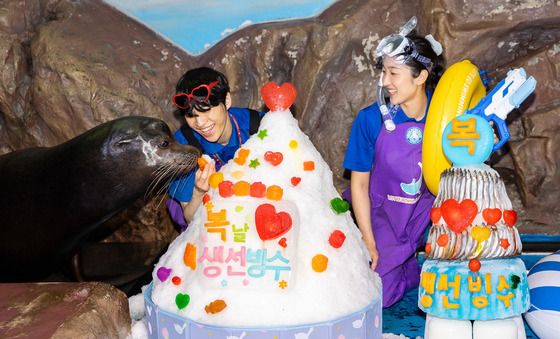 롯데월드 아쿠아리움, 복날 특식으로 시원하게 여름나는 해양생물들