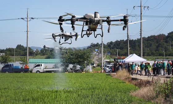 대구 달성군, 드론 활용 무인항공방제