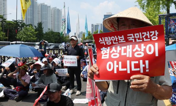 농사보다 절박한 외침…폭염 속 생존을 외치다