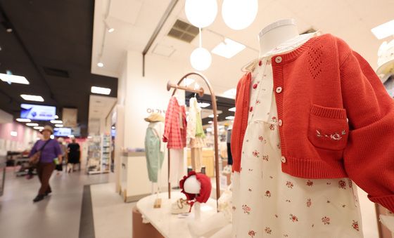 출생아 수 증가로 아동복 시장 활기