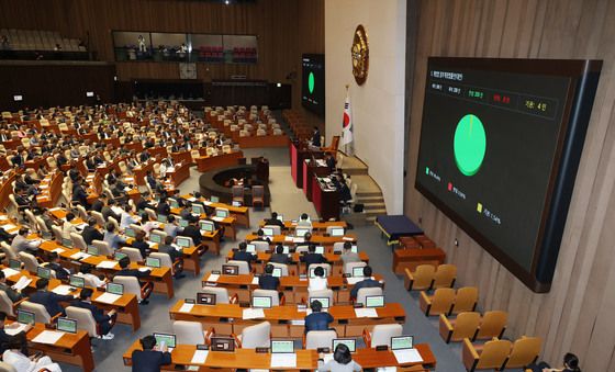 계엄법 일부개정법률안 국회 본회의 통과