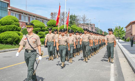 해병 신병 1318기 '오와열'