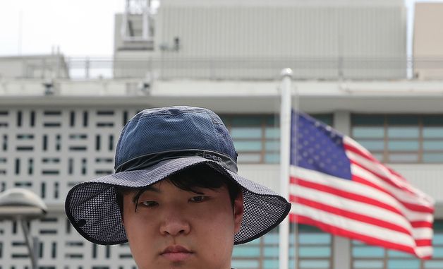 30개월령 이상 미국산 쇠고기 수입 압박 규탄하는 전국한우협회