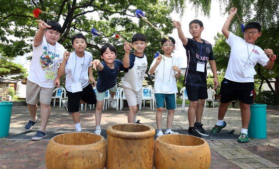 '정신집중' 투호 수련