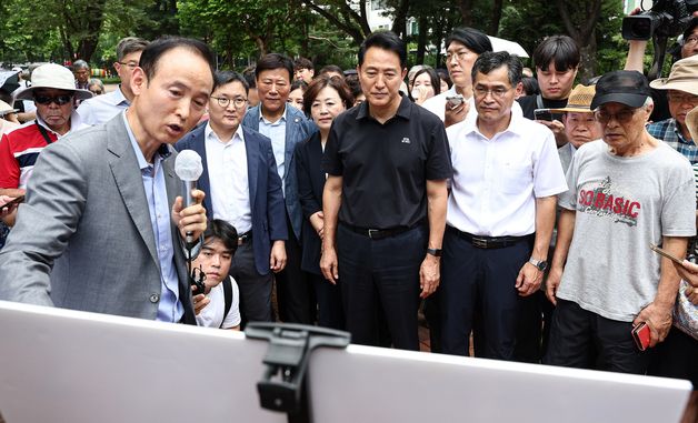 오세훈 서울시장, 목동6단지 재건축사업 현장방문