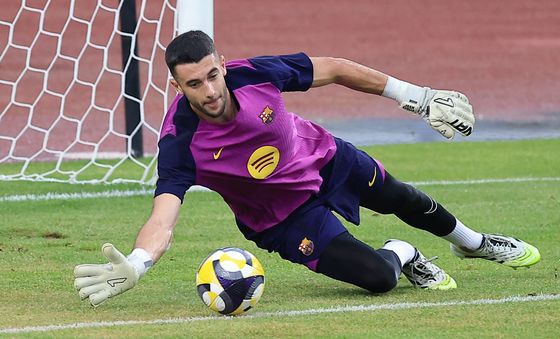 훈련하는 이그나시오 페냐