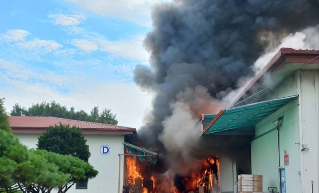 용인 물류창고 화재