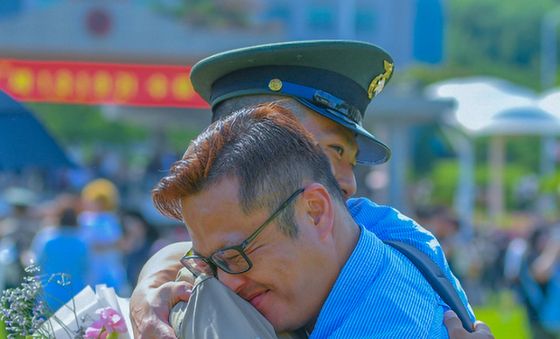 우리 아들 고생했다