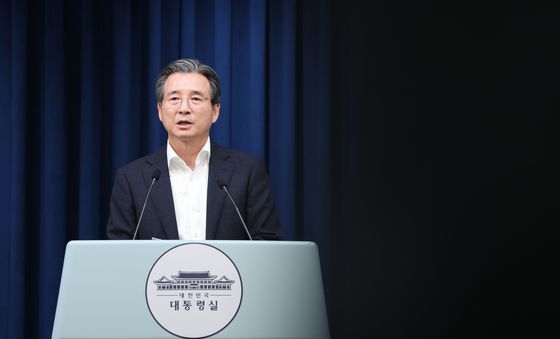 한국형 차세대 전력망 브리핑하는 김용범 정책실장