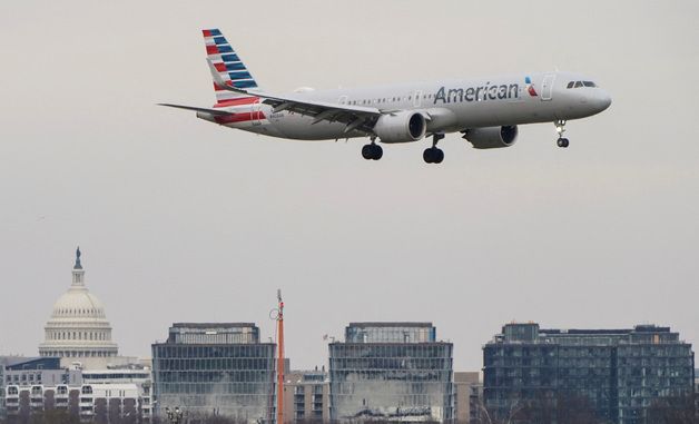 [포토] 비행하는 아메리칸항공 항공기