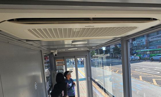 도심 속 작은 폭염 쉼터