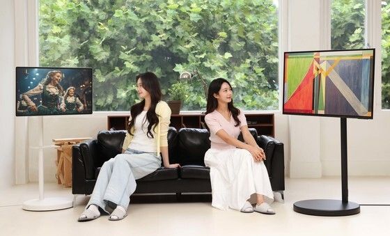 삼성전자, 이동형 스크린 '무빙스타일 엣지' 출시