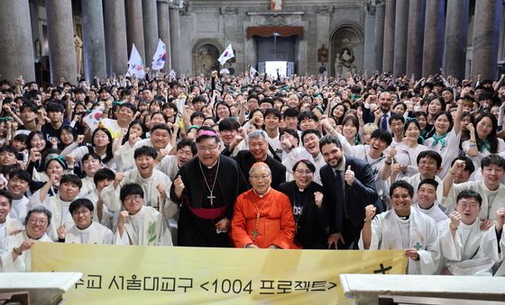 천주교 서울대교구 1004 프로젝트 순례단, 교구 전체미사 봉헌