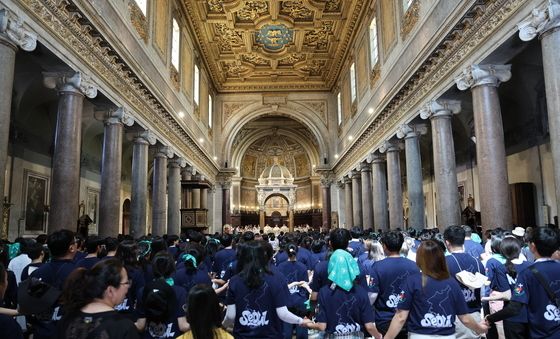 천주교 서울대교구 1004 프로젝트 순례단, 전체미사 봉헌