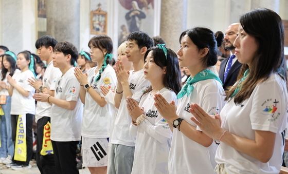 천주교 서울대교구 1004 프로젝트 순례단, 전체미사 봉헌