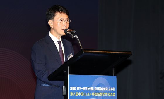 개회사하는 박종원 통상차관보