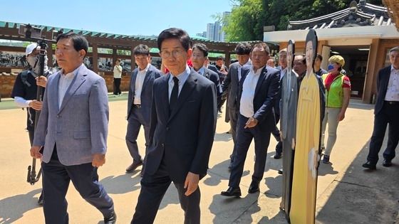 김문수, 박정희 대통령 생가 방문