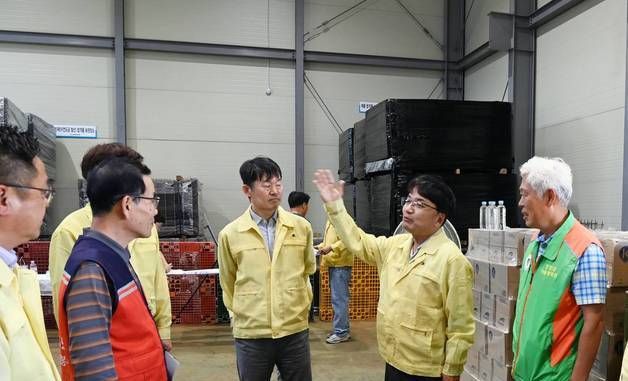 김광용 재난안전관리본부장, 이동노동자 쉼터 현장 점검