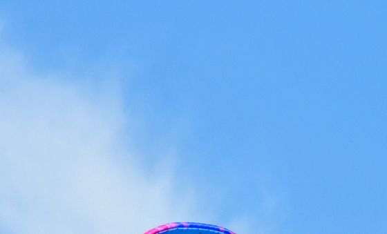 파란 하늘 속으로