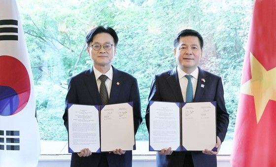 한-베트남, 핵심광물 공급망 기술협력센터 협의의사록 교환식