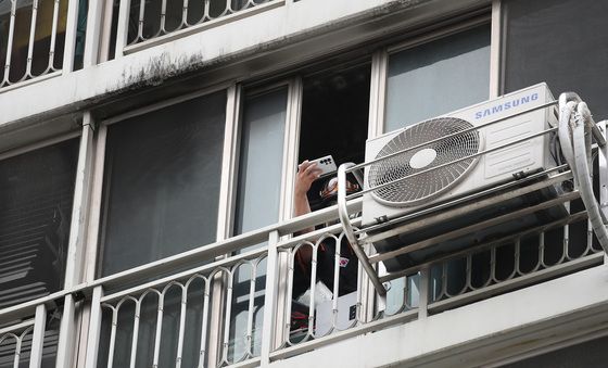 일가족 3명 숨진 대구 아파트 화재 합동감식