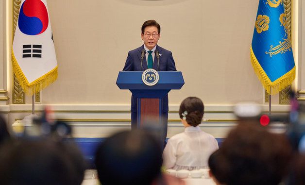 '광복 80주년, 대통령의 초대' 행사 발언하는 이재명 대통령