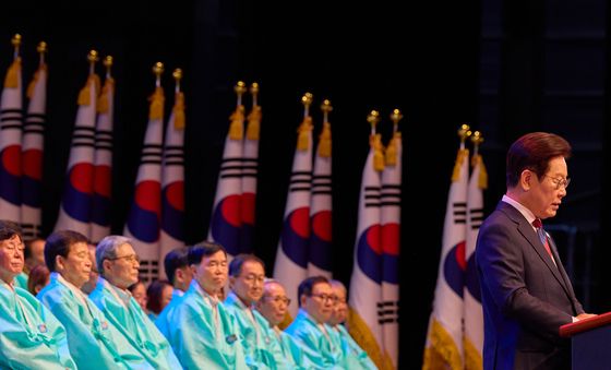 경축사하는 이재명 대통령