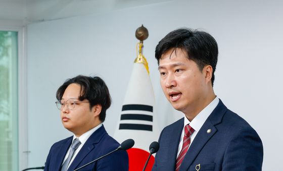 우재준·최우성, 단일화 기자회견