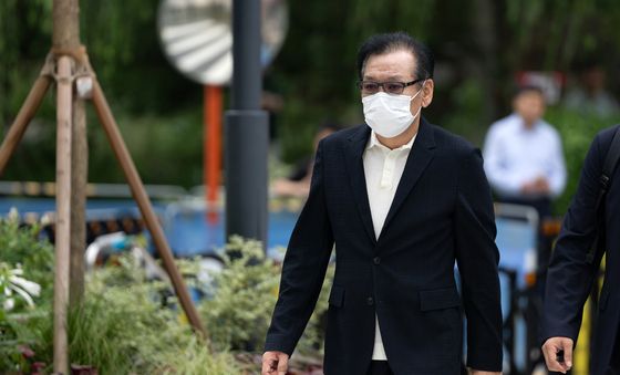 특검 소환조사 출석하는 '건진법사' 전성배