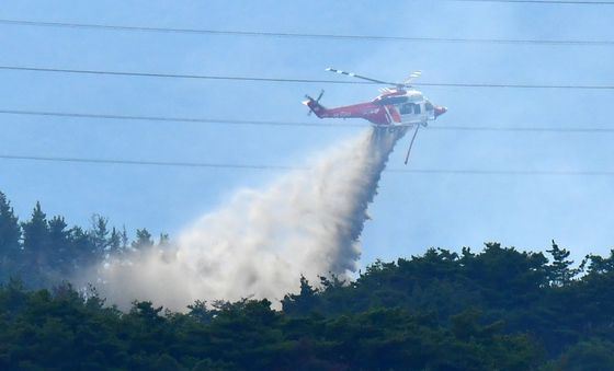 포항 북구 산불, 1시간 30여 분 만에 진화…인명피해 없어
