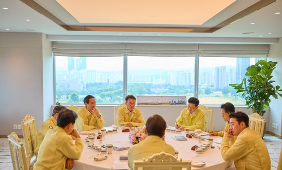 이재명 대통령, 오찬 주례보고회동