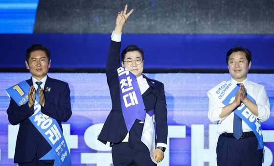 민주당 전당대회 '이재명 정부 첫 여당 대표는?'