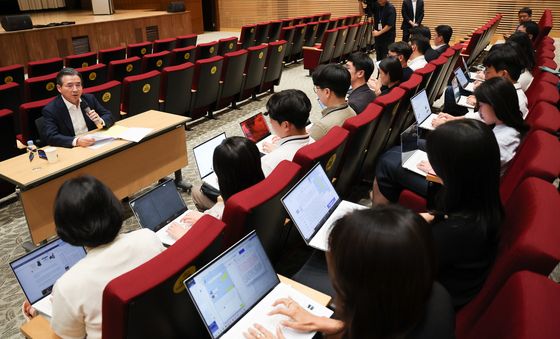 김용범 대통령실 정책실장 기자간담회