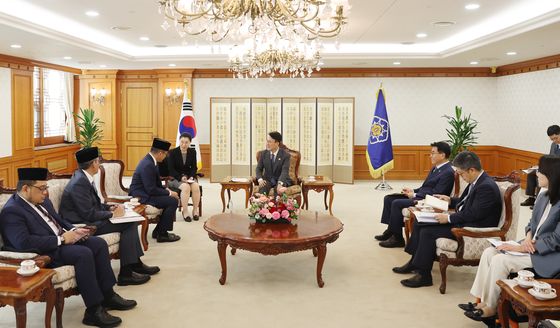 김민석 국무총리, 수기오노 인도네시아 외교장관 접견