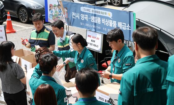 신속한 전시 양곡·생필품 비상물품 배급 훈련 실시