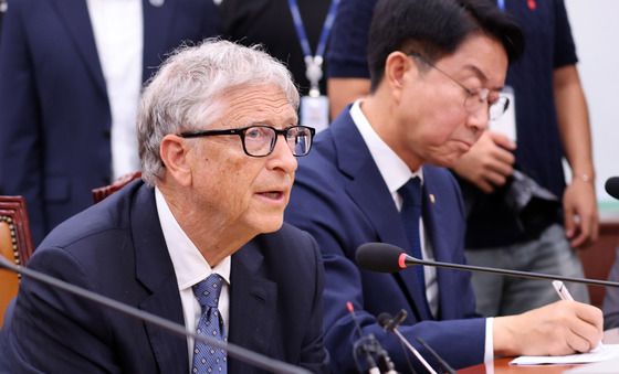 빌 게이츠 '한국의 글로벌 조건 기여와 리더십' 주제 간담회