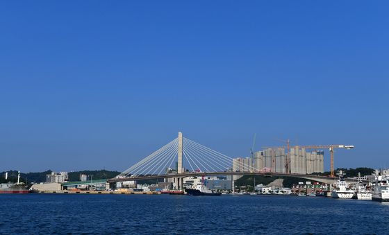 포항 해오름대교 공사 재개