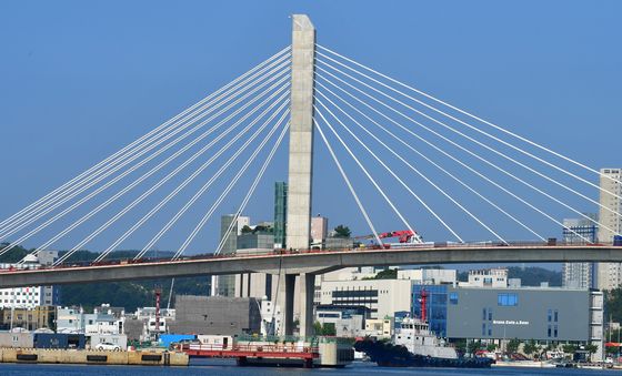 공사 재개된 포항 해오름대교