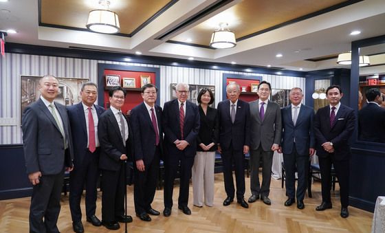 한미 비즈니스 라운드테이블 참석한 국내 주요 기업인들