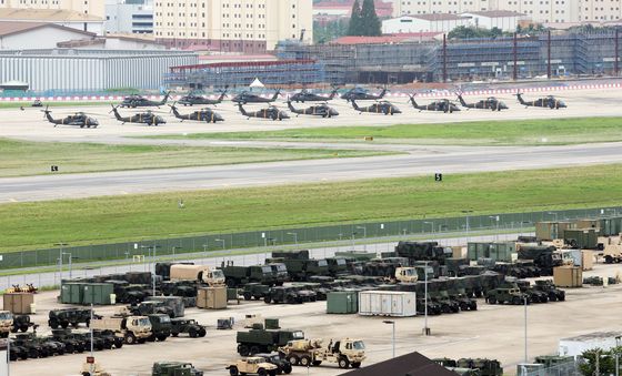 트럼프, 주한미군 기지 부지 소유권 돌발 요구…"실현 가능성 낮아"