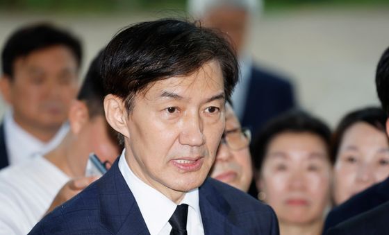 광주방문 소감 밝히는 조국 원장