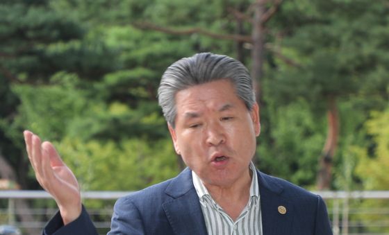 충북경찰청 찾은 윤현우 충북체육회장