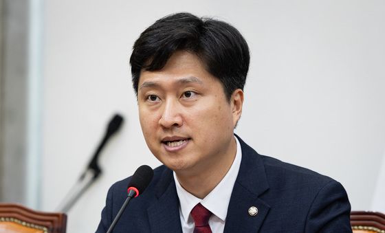 최고위 발언하는 우재준 국민의힘 청년최고위원