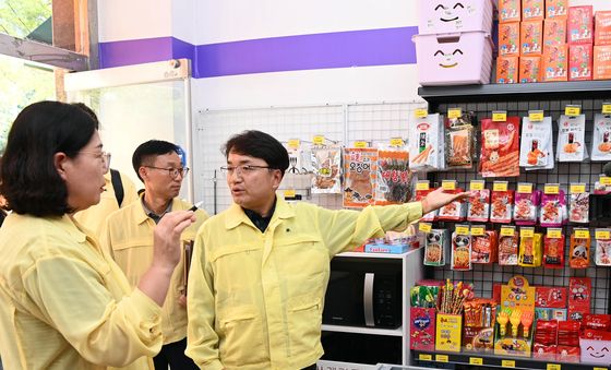 김광용 재난안전관리본부장, 어린이 기호식품·제품 판매 현장 점검