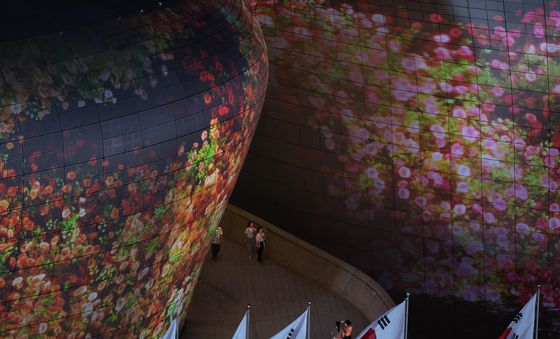 가을빛 으로 물든 DDP