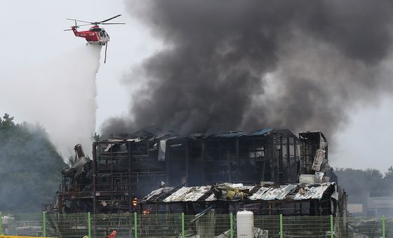 경북 영천 화장품공장 화재